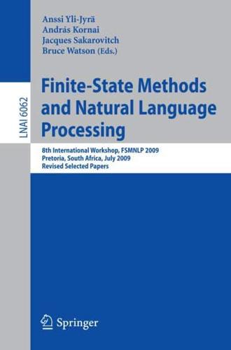 Finite-State Methods and Natural Language Processing Lecture Notes in Artificial Intelligence