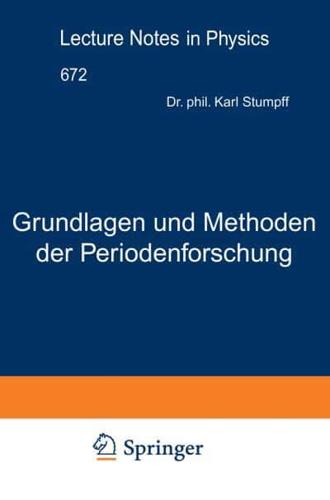 Grundlagen Und Methoden Der Periodenforschung