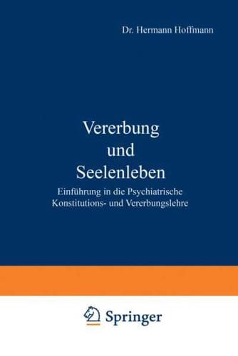 Vererbung Und Seelenleben