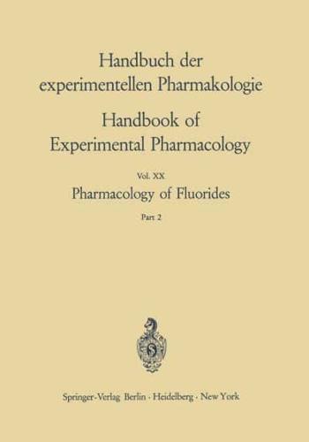 Pharmacology of Fluorides : Part 2