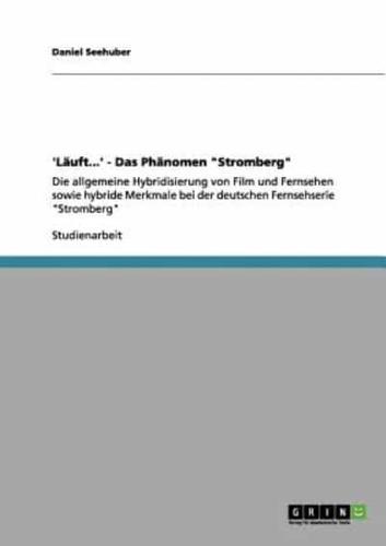 'Läuft...' - Das Phänomen "Stromberg":Die allgemeine Hybridisierung von Film und Fernsehen sowie hybride Merkmale bei der deutschen Fernsehserie "Stromberg"