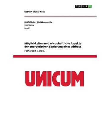 Möglichkeiten und wirtschaftliche Aspekte der energetischen Sanierung eines Altbaus