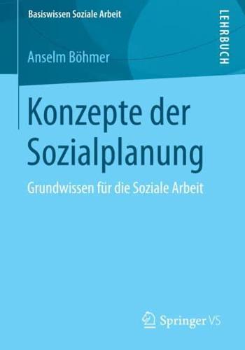 Konzepte Der Sozialplanung