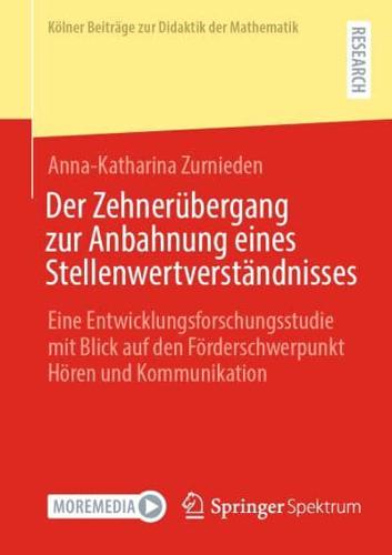 Der Zehnerübergang Zur Anbahnung Eines Stellenwertverständnisses