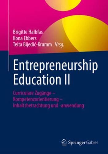 Entrepreneurship Education II