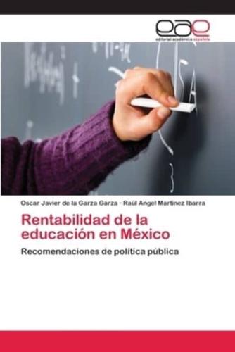 Rentabilidad de la educación en México