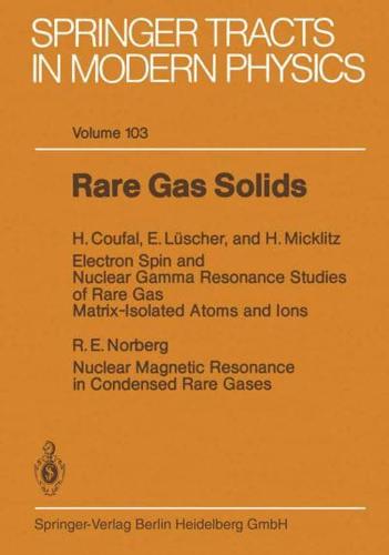 Rare Gas Solids