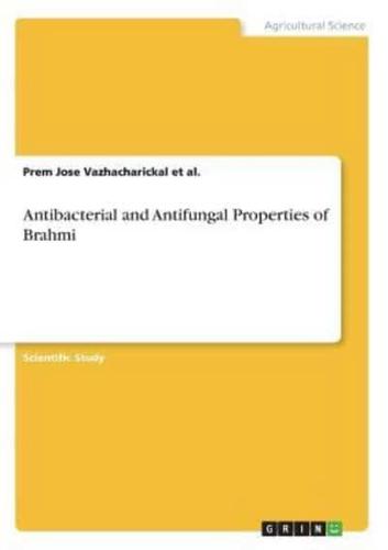 Antibacterial and Antifungal Properties of Brahmi