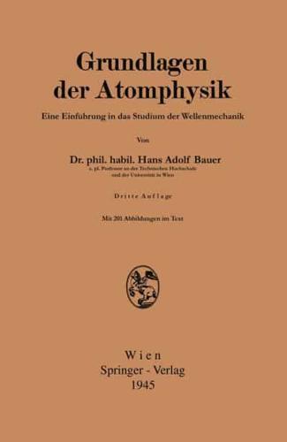 Grundlagen Der Atomphysik