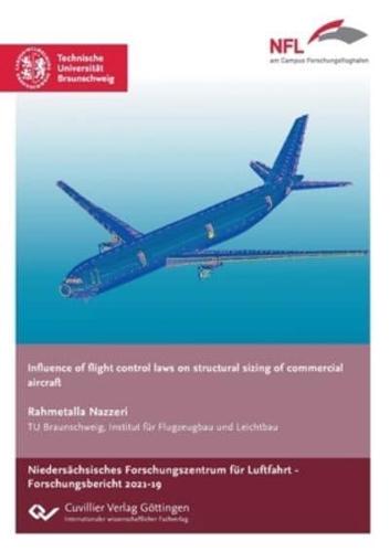 Influence of flight control laws on structural sizing of commercial aircraft