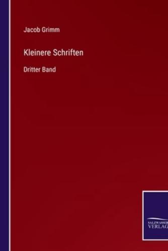 Kleinere Schriften