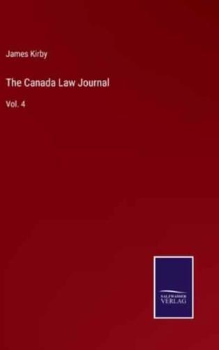 The Canada Law Journal:Vol. 4