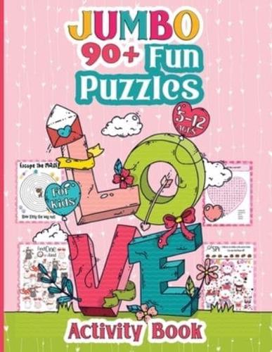 Jumbo 90+ Fun Puzzles Activity Book For Kids
