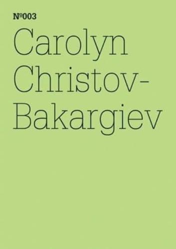 Carolyn Christov-Bakargiev: Brief an Einen Freund