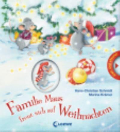 Familie Maus Freut Sich Auf Weihnachten