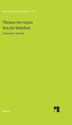 Von der Wahrheit. De veritate (Quaestio I)