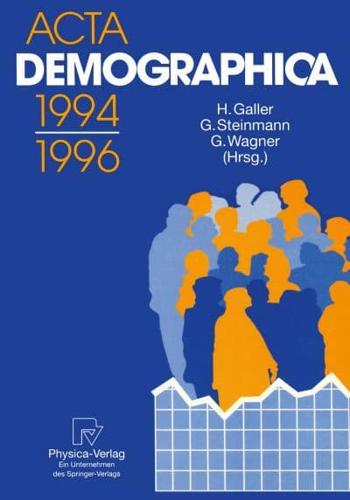 Acta Demographica 1994-1996