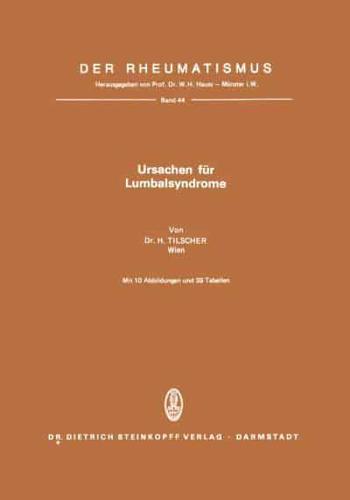 Ursachen Für Lumbalsyndrome