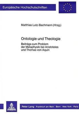 Ontologie Und Theologie