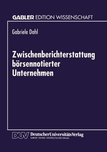 Zwischenberichterstattung Börsennotierter Unternehmen