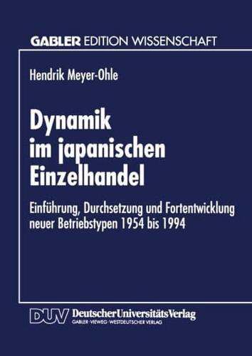 Dynamik Im Japanischen Einzelhandel