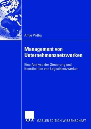 Management Von Unternehmensnetzwerken