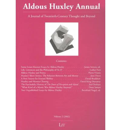 Aldous Huxley Annual. Vol. 2