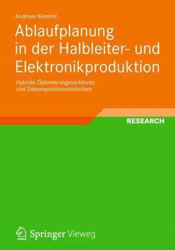 Ablaufplanung in Der Halbleiter- Und Elektronikproduktion