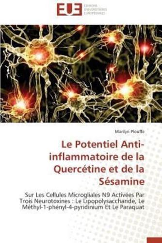 Le potentiel anti-inflammatoire de la quercétine et de la sésamine