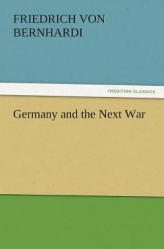 Germany and the Next War