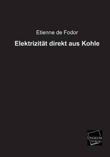 Elektrizitat Direkt Aus Kohle