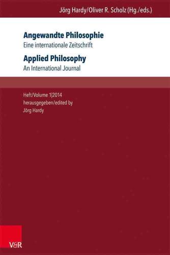 Angewandte Philosophie. Eine Internationale Zeitschrift