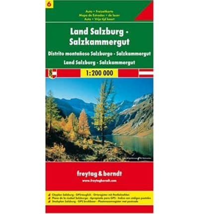 Osterreich 2000. Sheet 6 Salzburg Map