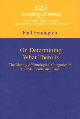 On Determining What There is