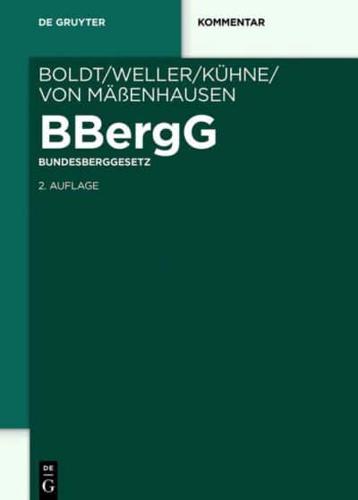 BBergG Bundesberggesetz