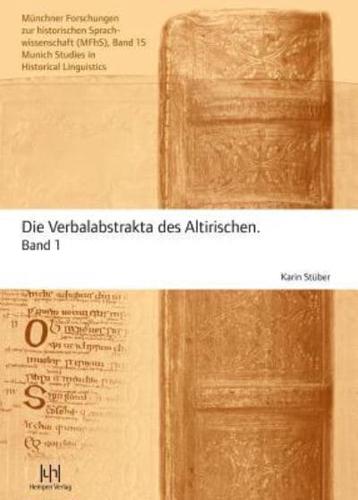 Die Verbalabstrakta Des Altirischen