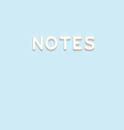 Notes - Hardcover Bullet Journal:  Blank Journal With Light Blue Cover Design   150 Dot Grid Pages (size 8.5x8.5 inches)