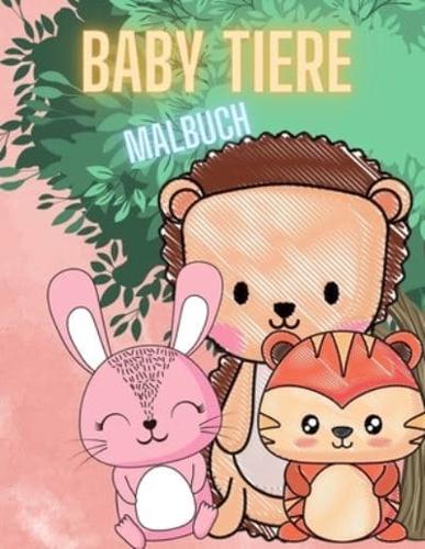 Baby-Tiere Färbung Buch Für Kinder