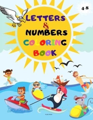 Letters & Numbers Coloring Book