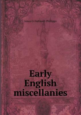 Early English Miscellanies
