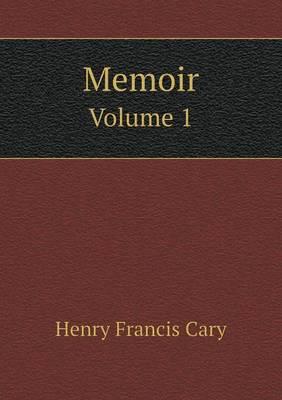 Memoir Volume 1