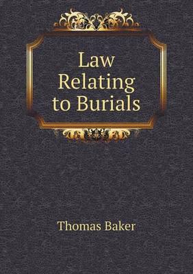 Law Relating to Burials