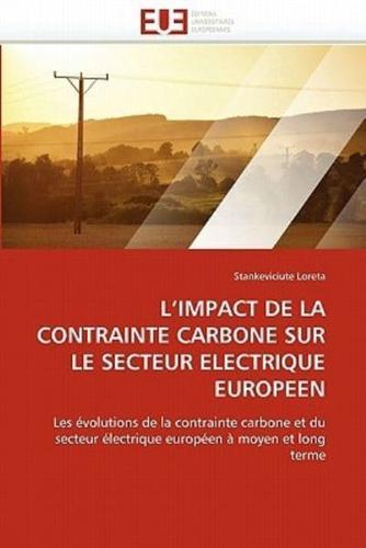 L''impact de la contrainte carbone sur le secteur electrique europeen