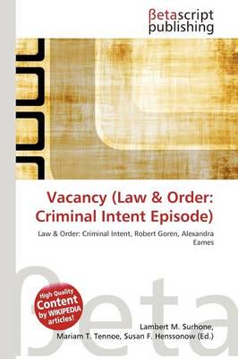 Vacancy (Law & Order