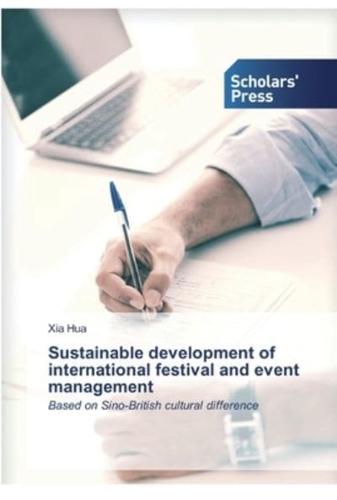 Sustainable development of international festival and event management