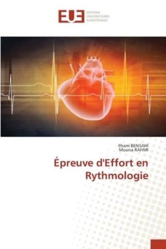 Épreuve d'Effort En Rythmologie