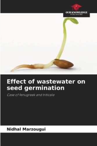 Effect of Wastewater on Seed Germination