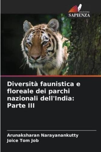 Diversità Faunistica E Floreale Dei Parchi Nazionali dell'India