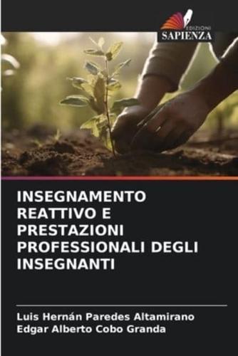 Insegnamento Reattivo E Prestazioni Professionali Degli Insegnanti