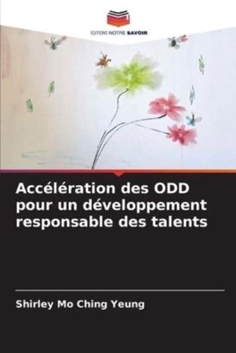 Accélération Des ODD Pour Un Développement Responsable Des Talents